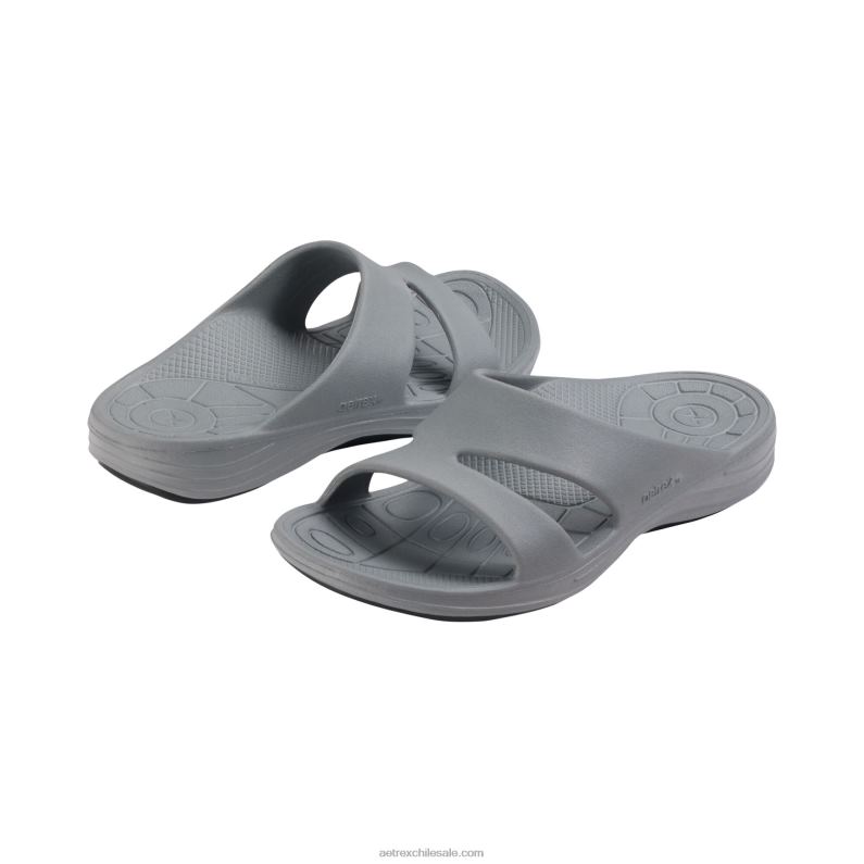 mujer gris Aetrex toboganes ortopédicos bali 2TB4B22