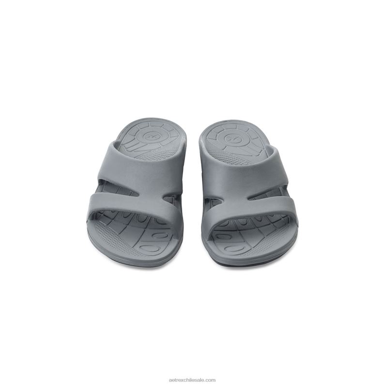 mujer gris Aetrex toboganes ortopédicos bali 2TB4B22