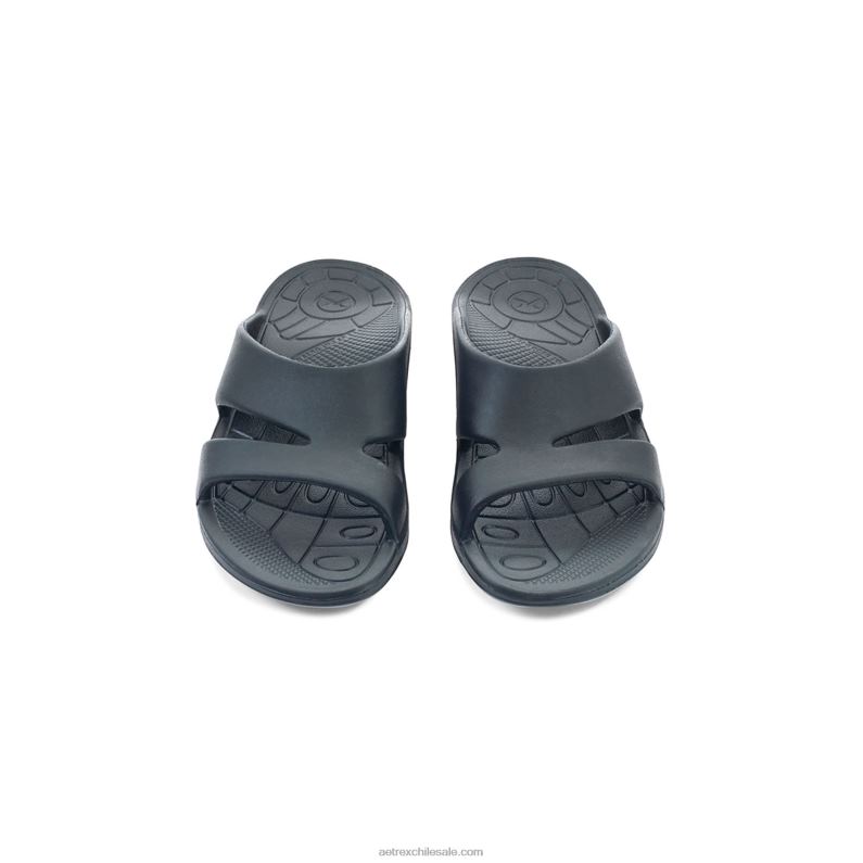 mujer negro Aetrex toboganes ortopédicos bali 2TB4B18