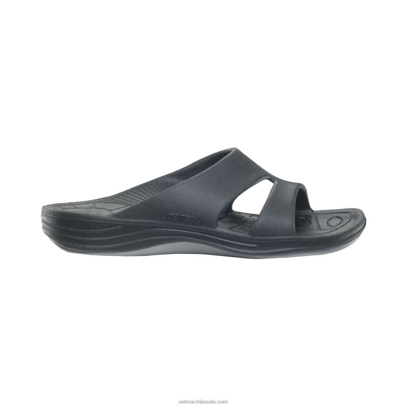 mujer negro Aetrex toboganes ortopédicos bali 2TB4B18