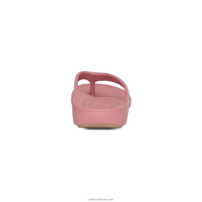 mujer rosa brillante Aetrex flips ortopédicos maui 2TB4B110
