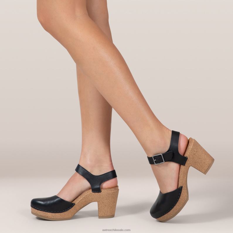 mujer negro Aetrex tacón cerrado finley 2TB4B141