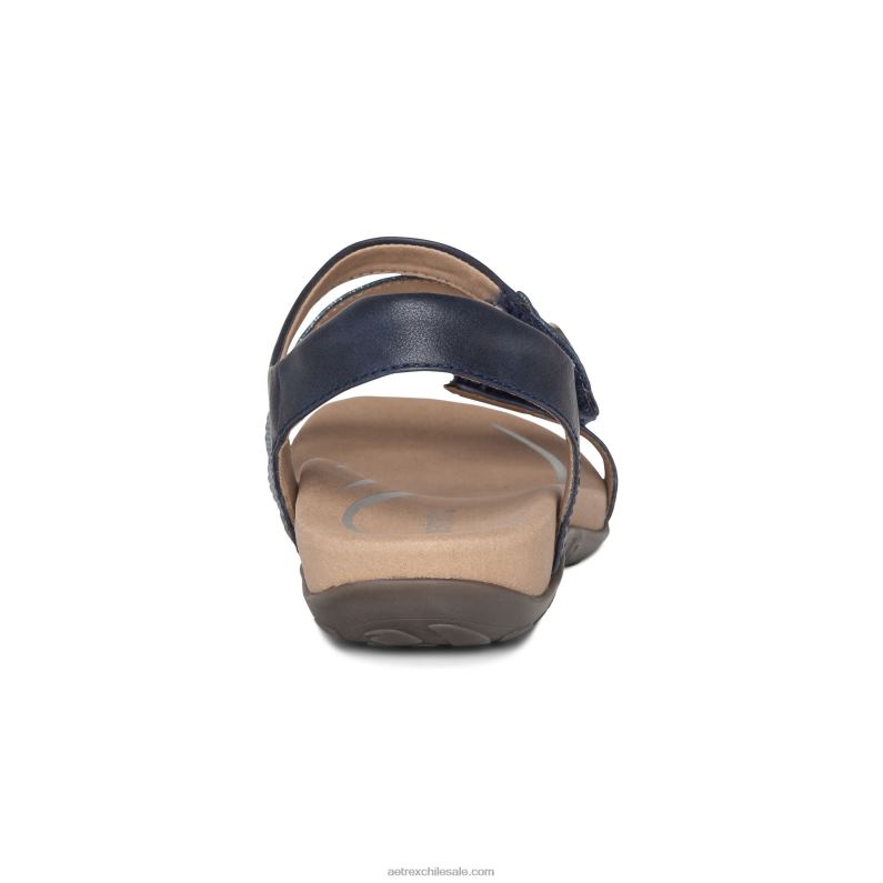 mujer Armada Aetrex sandalias jess con tiras ajustables 2TB4B187