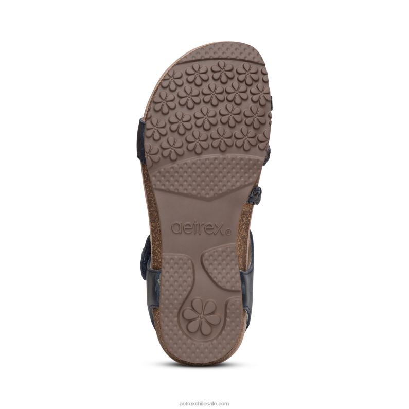 mujer Armada Aetrex sandalias jillian con tiras trenzadas 2TB4B33