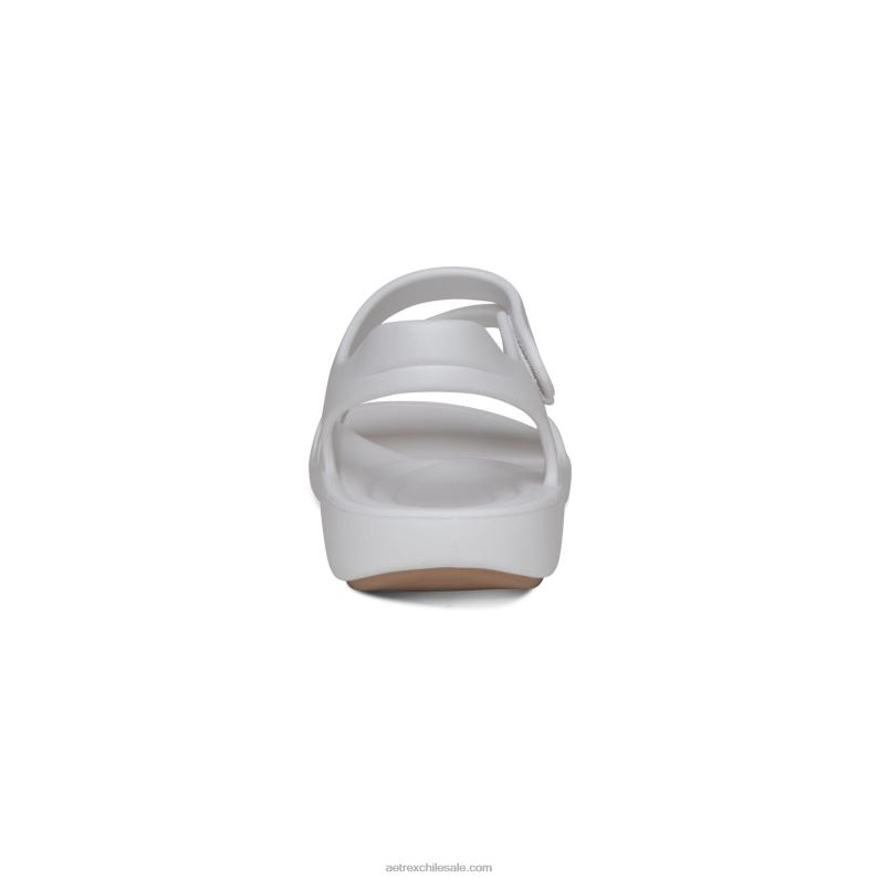 mujer blanco Aetrex sandalia deportiva jillian 2TB4B164