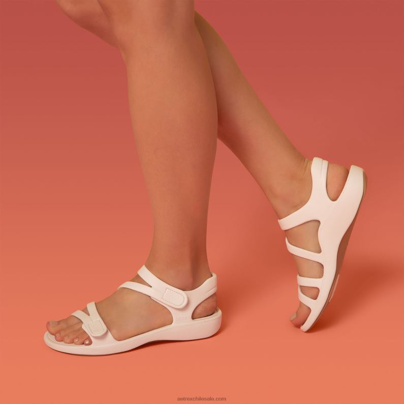 mujer blanco Aetrex sandalia deportiva jillian 2TB4B164