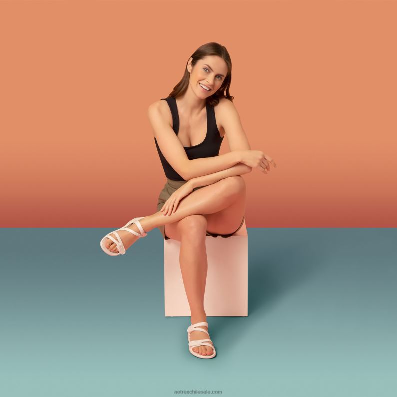 mujer blanco Aetrex sandalia deportiva jillian 2TB4B164