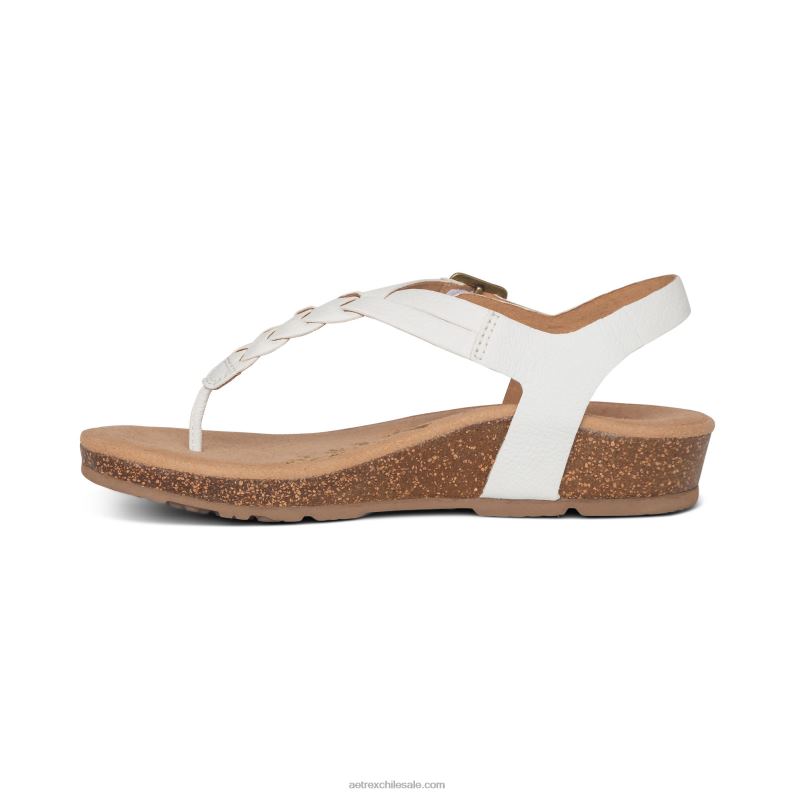 mujer blanco Aetrex tanga ajustable harper 2TB4B260