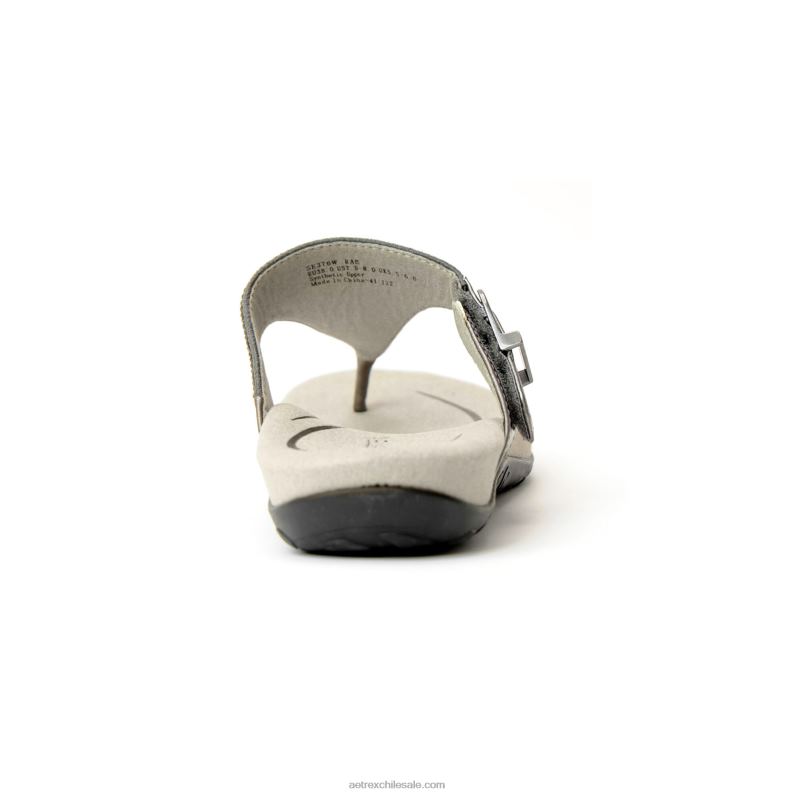 mujer bronce de cañón Aetrex sandalia con tira ajustable rae 2TB4B245