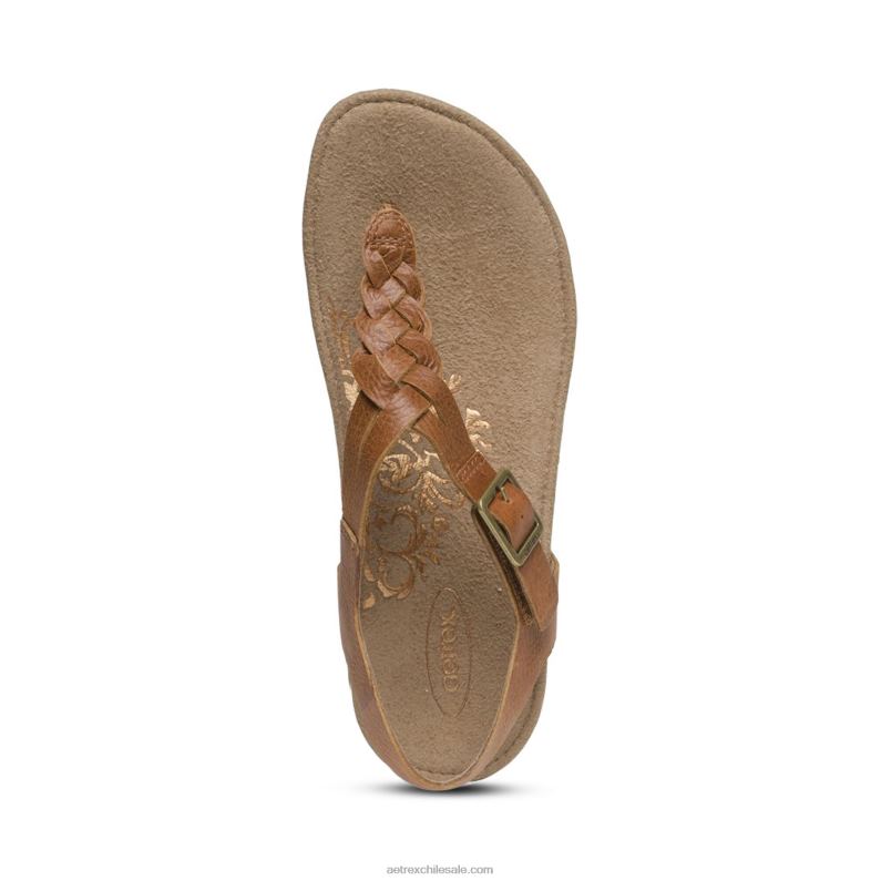 mujer coñac Aetrex tanga ajustable harper 2TB4B40