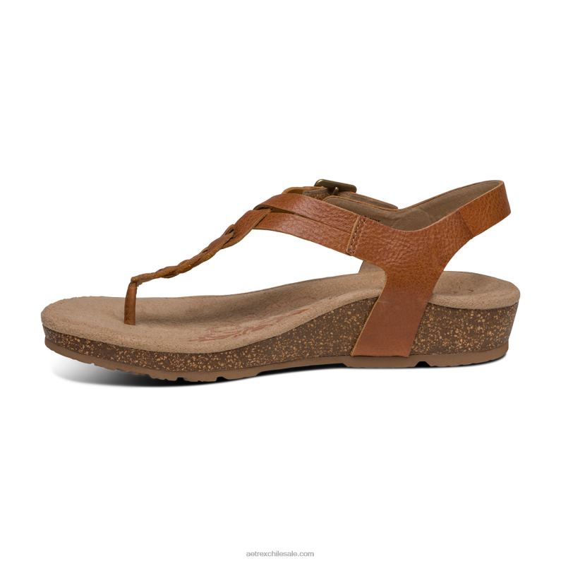 mujer coñac Aetrex tanga ajustable harper 2TB4B40