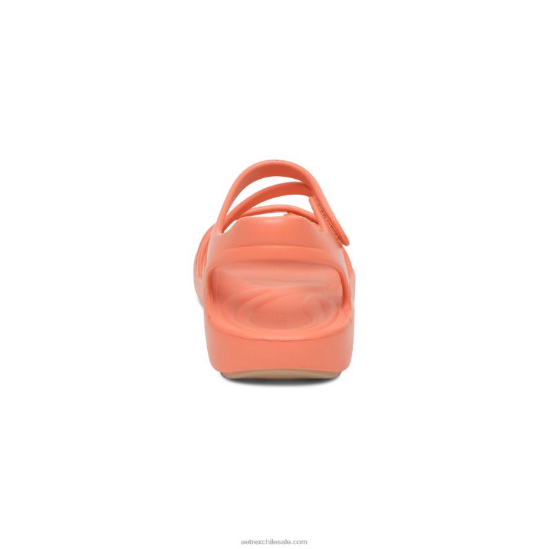 mujer coral Aetrex sandalia deportiva jillian 2TB4B208