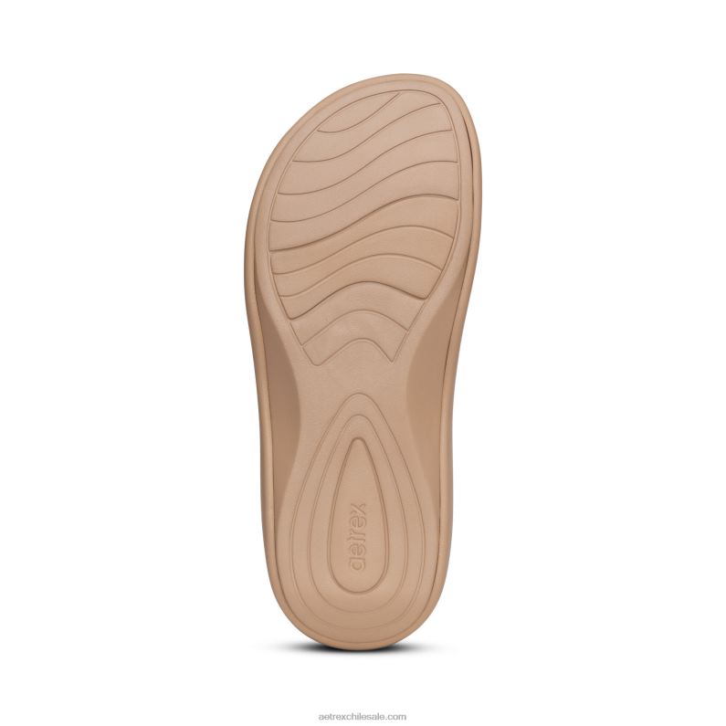 mujer leopardo Aetrex sandalia deportiva jillian 2TB4B146