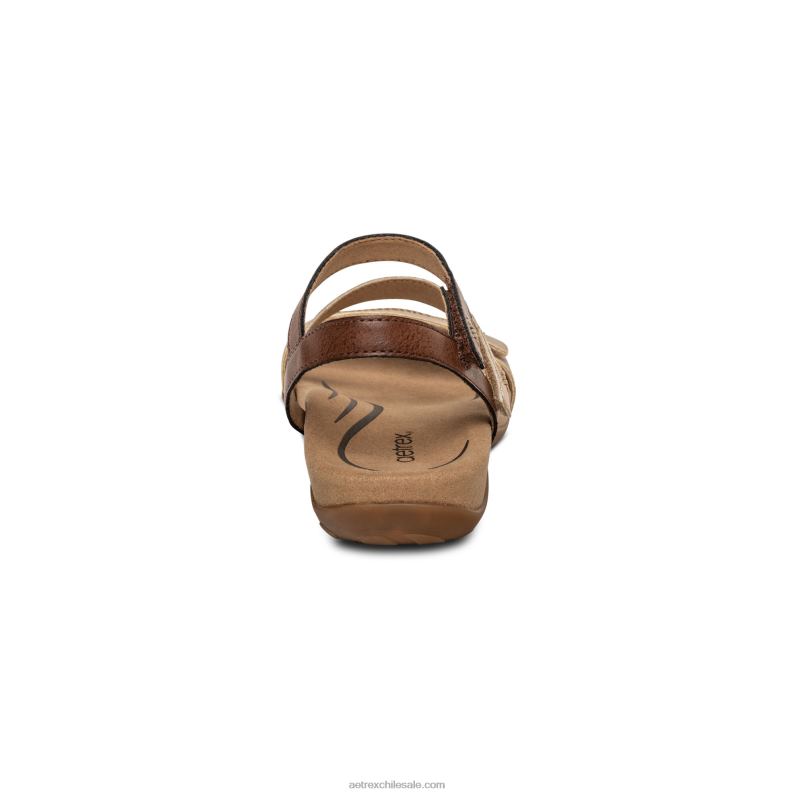 mujer neutro multi Aetrex sandalias Gabby con tiras ajustables 2TB4B194