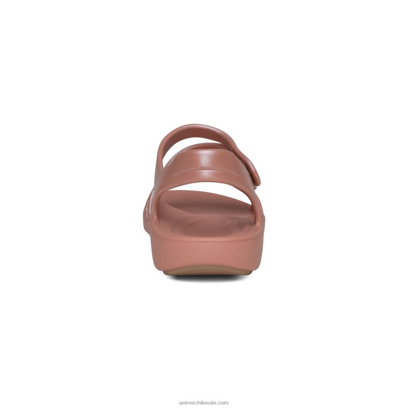 mujer rubor brillante Aetrex sandalia deportiva jillian 2TB4B64