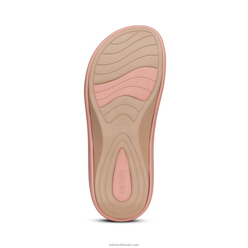 mujer rubor brillante Aetrex sandalia deportiva jillian 2TB4B64