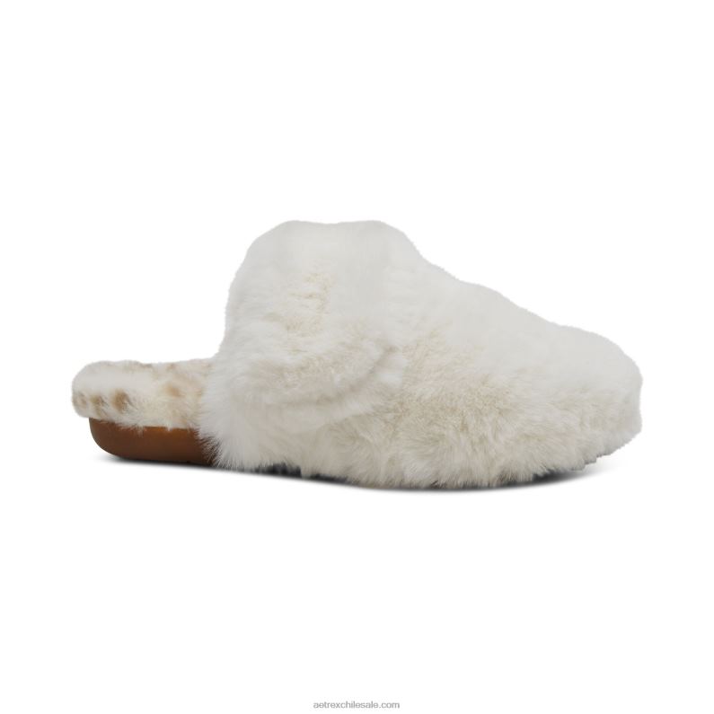 mujer Marfil Aetrex pantuflas con soporte para el arco brumoso 2TB4B255