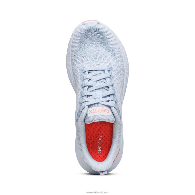 mujer azul Aetrex zapatillas con soporte de arco de esmeril 2TB4B284