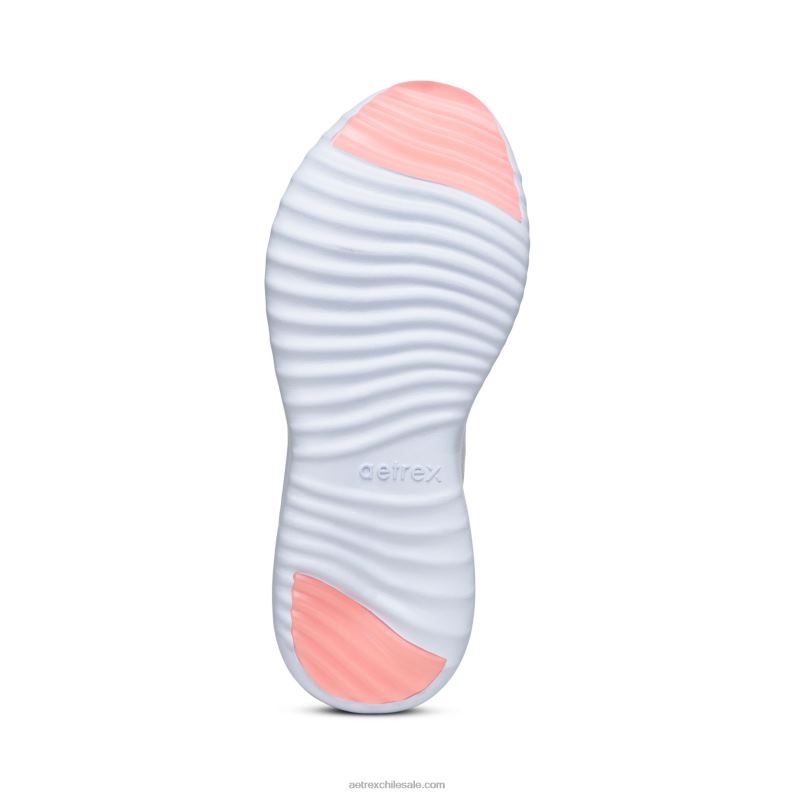 mujer azul Aetrex zapatillas con soporte de arco de esmeril 2TB4B284