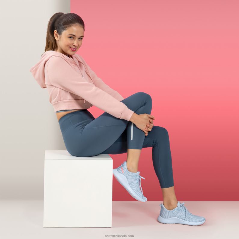 mujer azul Aetrex zapatillas con soporte de arco de esmeril 2TB4B284