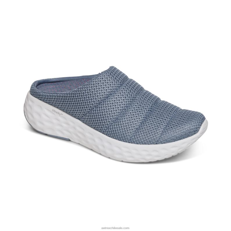 mujer azul Aetrex zapatillas sin cordones harley 2TB4B219