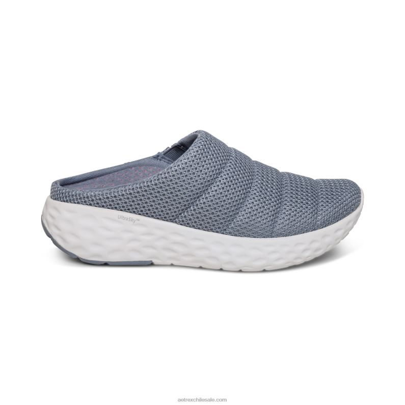mujer azul Aetrex zapatillas sin cordones harley 2TB4B219