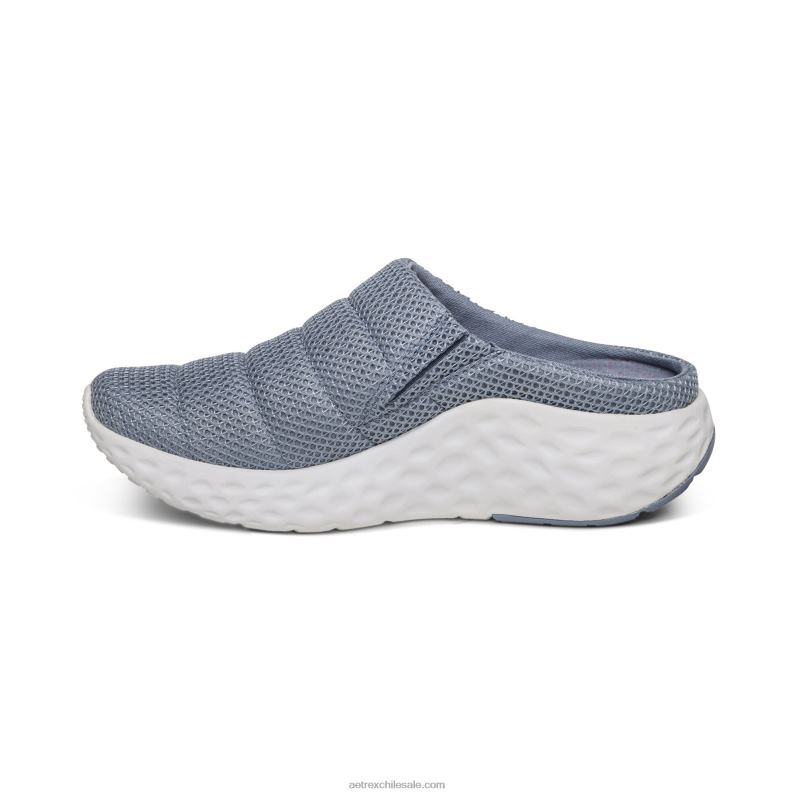 mujer azul Aetrex zapatillas sin cordones harley 2TB4B219