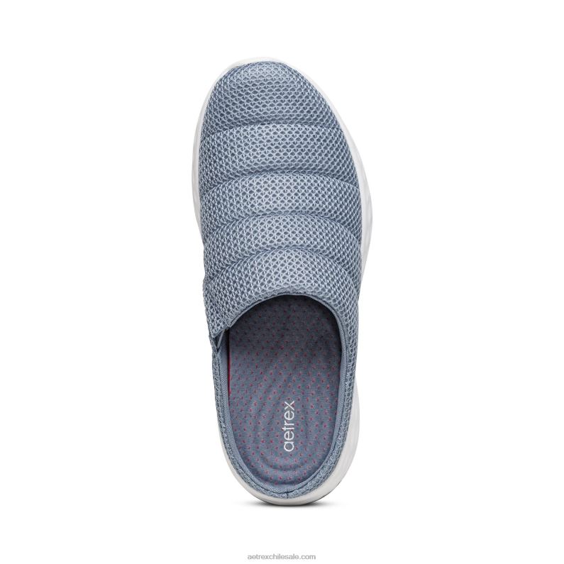 mujer azul Aetrex zapatillas sin cordones harley 2TB4B219
