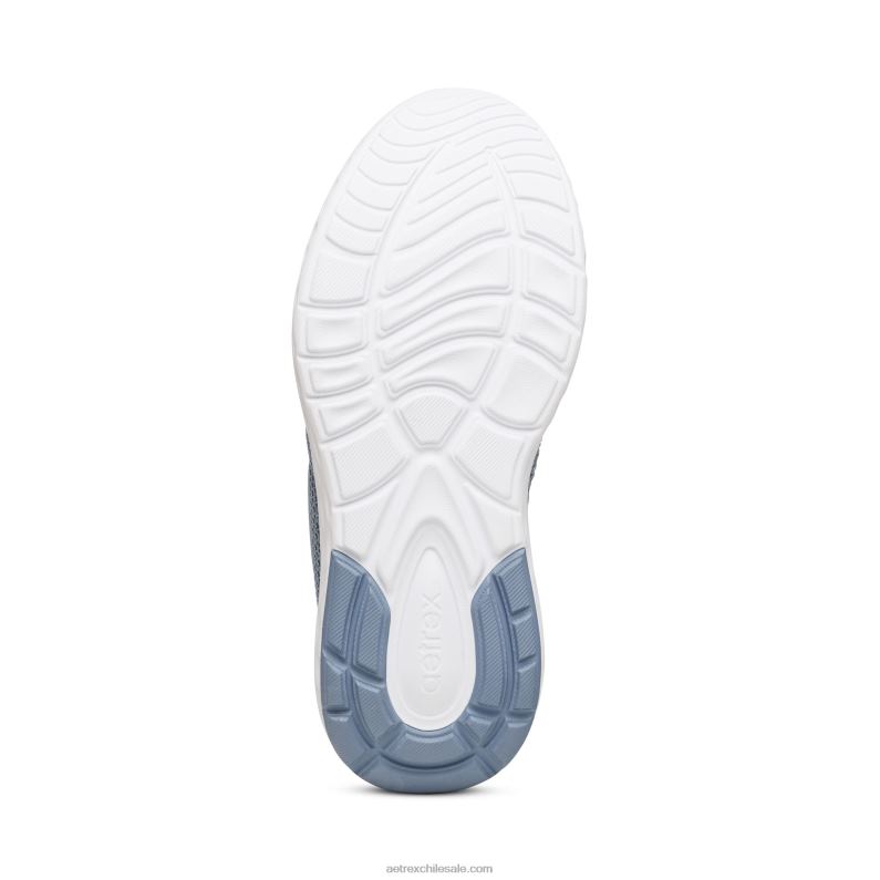 mujer azul Aetrex zapatillas sin cordones harley 2TB4B219