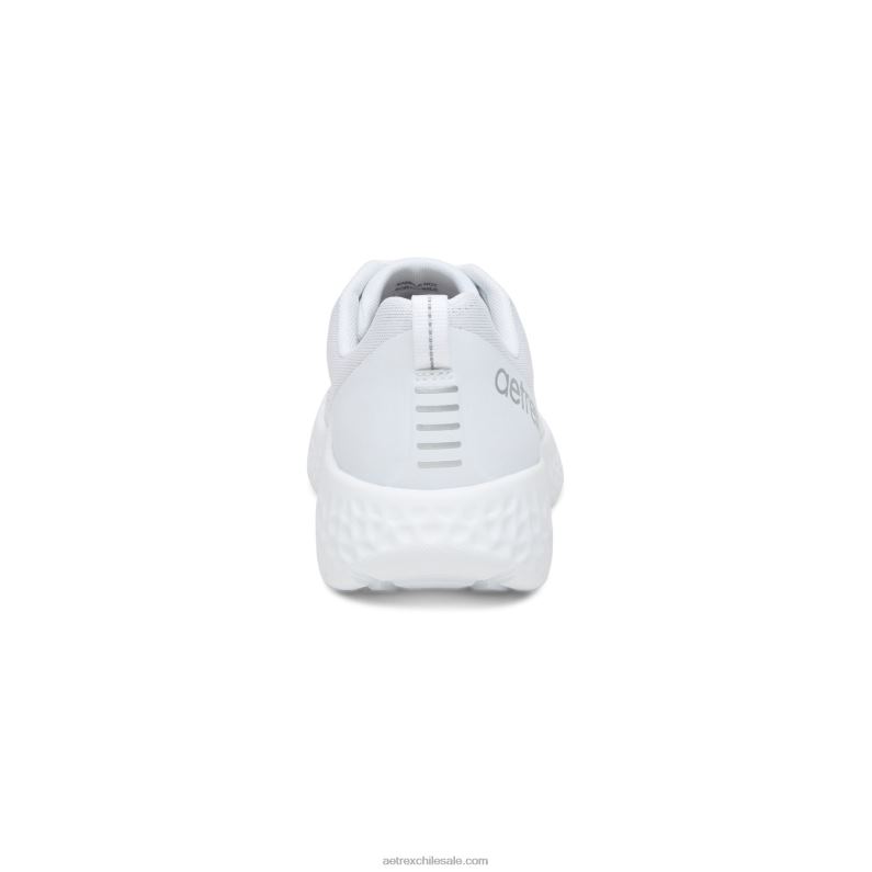 mujer blanco Aetrex tenis danika con soporte para el arco 2TB4B132