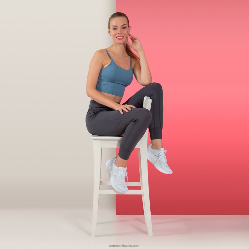 mujer blanco Aetrex tenis danika con soporte para el arco 2TB4B132