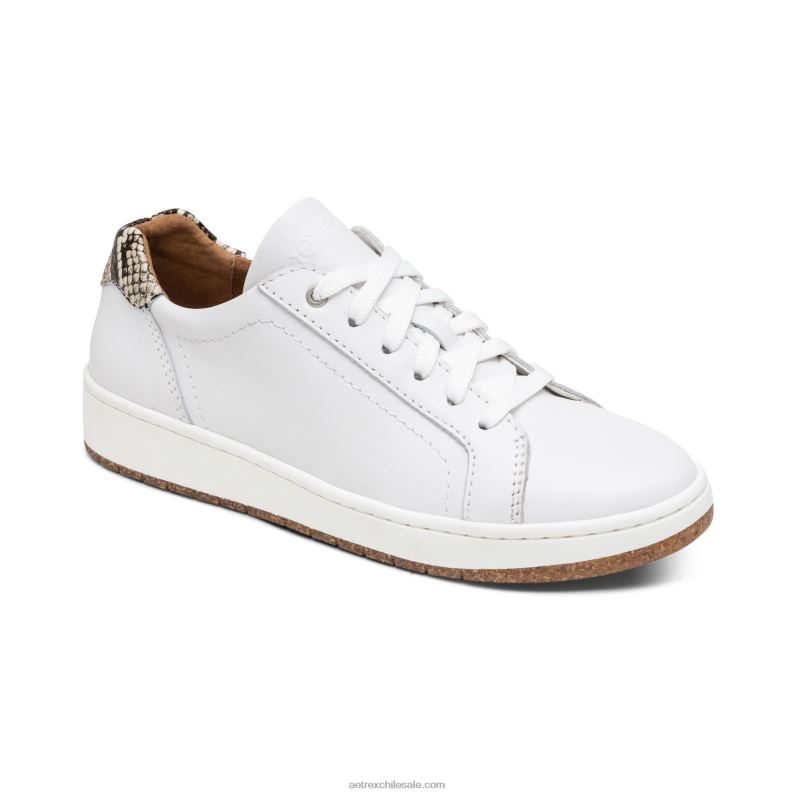 mujer blanco Aetrex zapatillas blake confort 2TB4B118