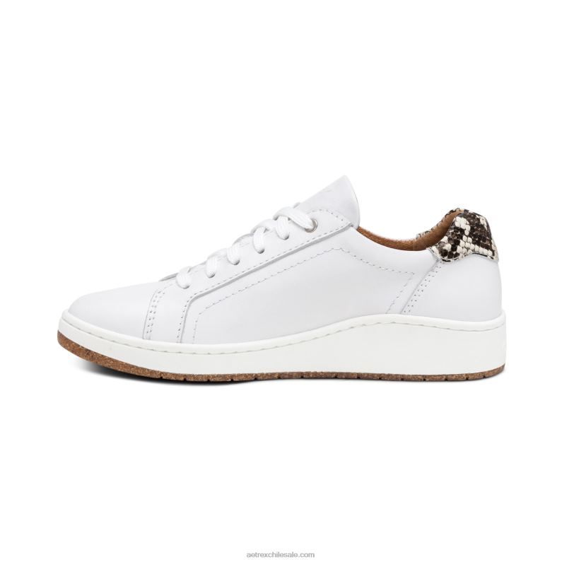 mujer blanco Aetrex zapatillas blake confort 2TB4B118