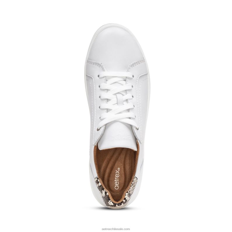 mujer blanco Aetrex zapatillas blake confort 2TB4B118