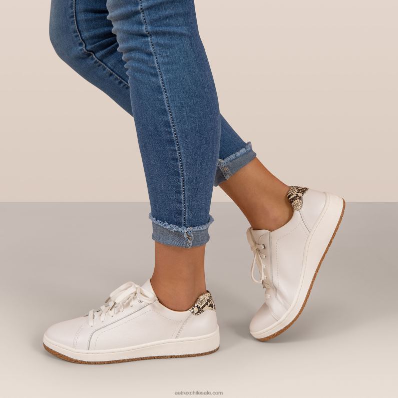 mujer blanco Aetrex zapatillas blake confort 2TB4B118