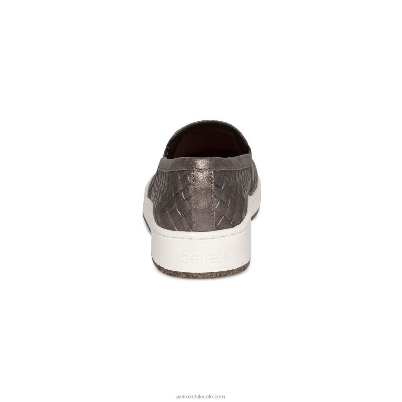 mujer bronce Aetrex zapatilla deportiva sin cordones kenzie 2TB4B83
