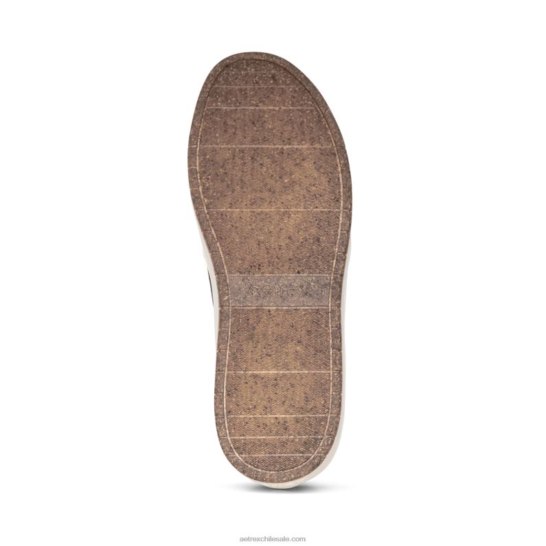 mujer bronce Aetrex zapatilla deportiva sin cordones kenzie 2TB4B83
