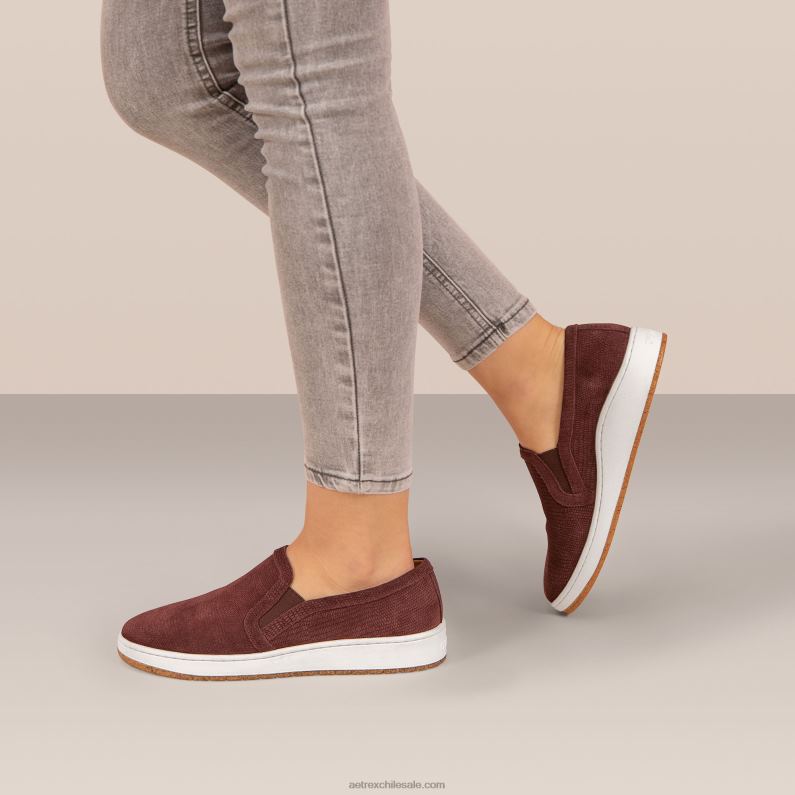 mujer bronce Aetrex zapatilla deportiva sin cordones kenzie 2TB4B83
