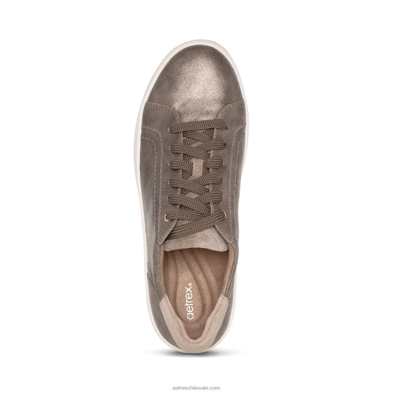 mujer bronce Aetrex zapatillas blake confort 2TB4B43