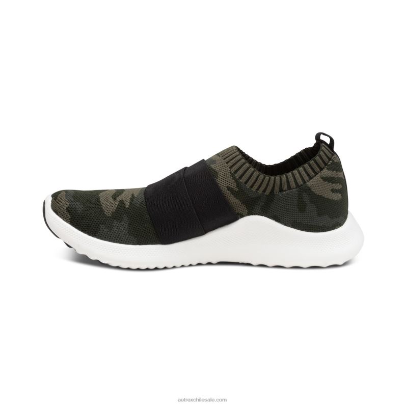 mujer camuflaje Aetrex tenis allie con soporte para el arco 2TB4B204