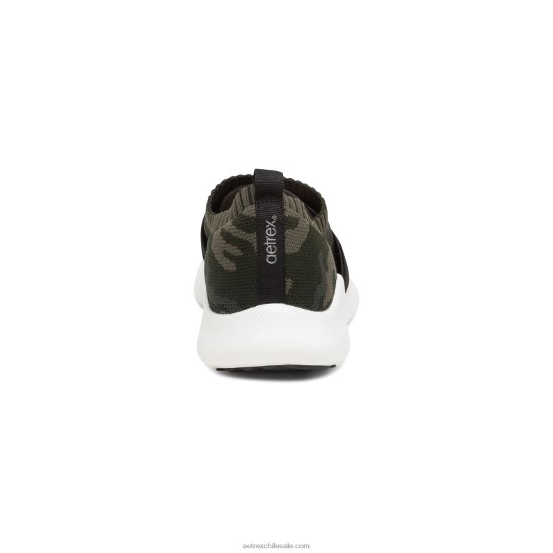 mujer camuflaje Aetrex tenis allie con soporte para el arco 2TB4B204