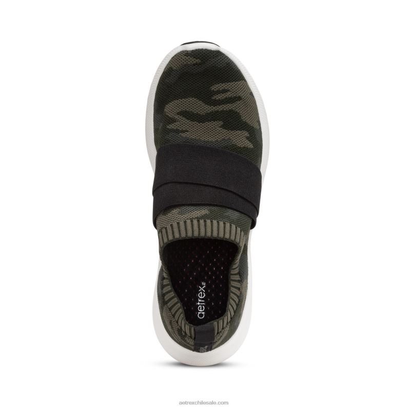mujer camuflaje Aetrex tenis allie con soporte para el arco 2TB4B204