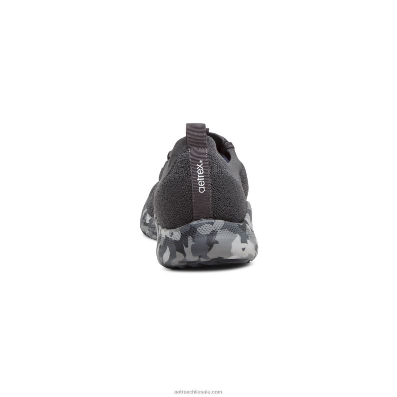 mujer camuflaje carbón Aetrex tenis carly con soporte para el arco 2TB4B217