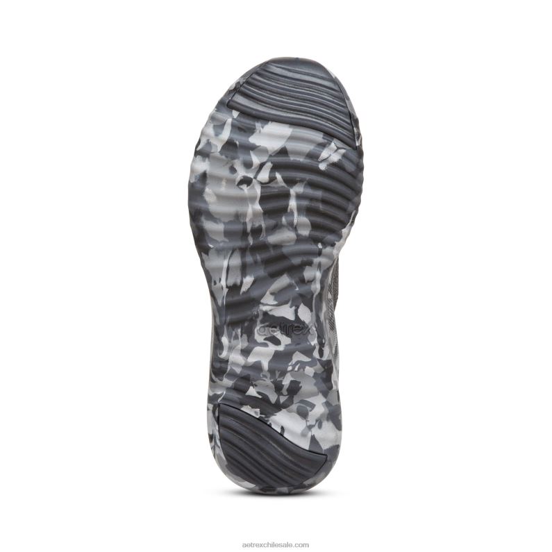 mujer camuflaje carbón Aetrex tenis carly con soporte para el arco 2TB4B217