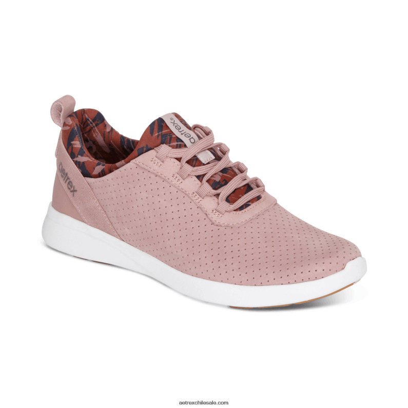 mujer color de malva Aetrex tenis kora con soporte para el arco 2TB4B188
