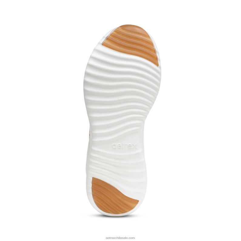 mujer gris Aetrex tenis Laura con soporte para el arco 2TB4B186