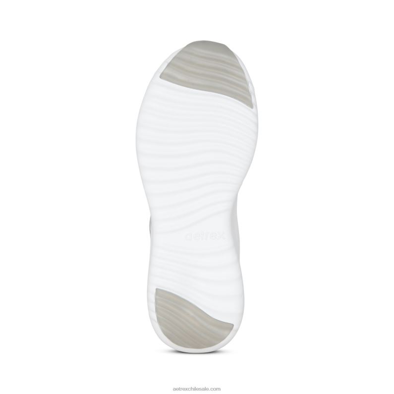 mujer gris Aetrex zapatillas con soporte de arco de esmeril 2TB4B190