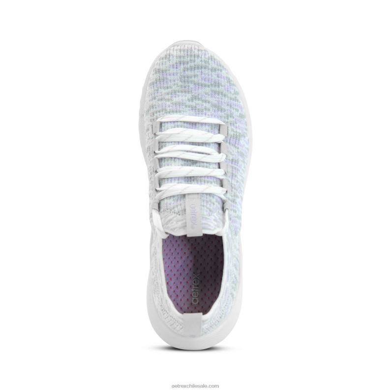 mujer lavanda multi Aetrex tenis carly con soporte para el arco 2TB4B230