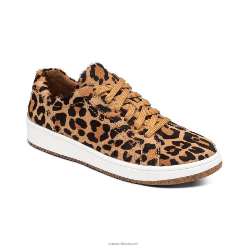 mujer leopardo Aetrex zapatillas blake confort 2TB4B154