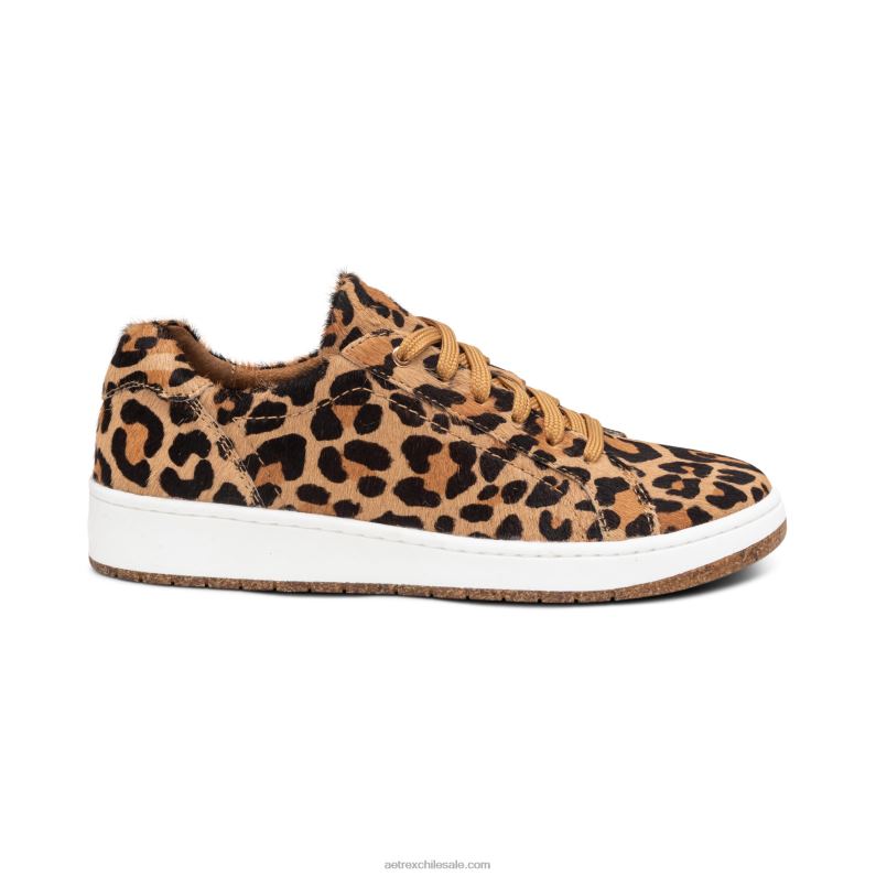 mujer leopardo Aetrex zapatillas blake confort 2TB4B154